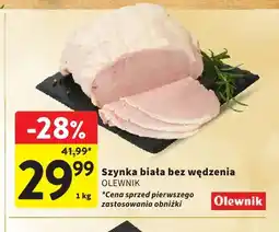 Intermarche Szynka biała bez wędzenia Olewnik oferta