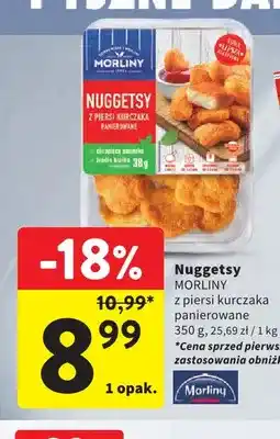 Intermarche Nuggetsy z piersi kurczaka panierowane Morliny oferta