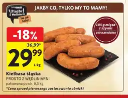 Intermarche Kiełbasa śląska Prosto z Wędliniarni oferta
