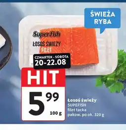 Intermarche Łosoś świeży filet tacka SuperFish oferta