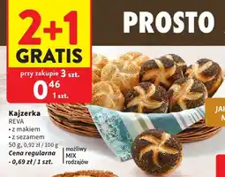 Intermarche Bułka kajzerka z makiem Reva oferta
