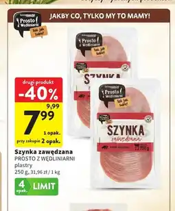 Intermarche Szynka zawędzana Prosto z Wędliniarni oferta
