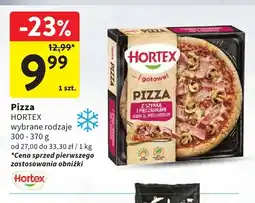 Intermarche Pizza z szynką i pieczarkami Hortex oferta
