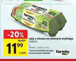 Intermarche Jajka kurze z chowu na wolnym wybiegu Farmio L oferta