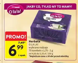 Intermarche Herbata O La La! Earl Grey Strong oferta