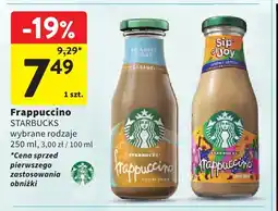 Intermarche Napój kawowy Starbucks Frappuccino Caramel oferta