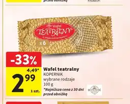 Intermarche Wafel Teatralny o smaku śmietankowym Kopernik oferta