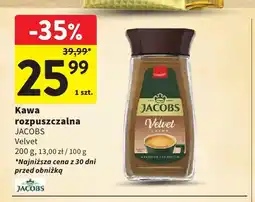 Intermarche Kawa rozpuszczalna Jacobs Velvet oferta