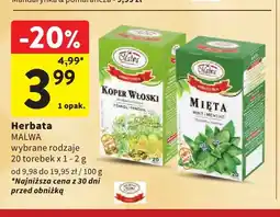 Intermarche Herbata ziołowa Malwa Koper Włoski oferta
