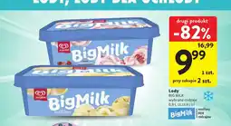 Intermarche Lody śmietankowo-truskawkowe Big Milk oferta