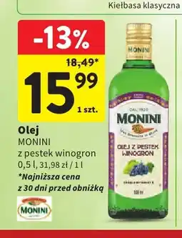 Intermarche Olej z pestek winogron Monini oferta