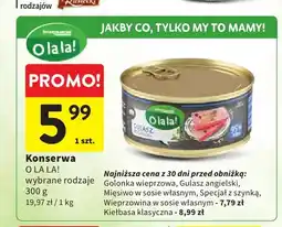 Intermarche Konserwa Gulasz angielski O la la! oferta