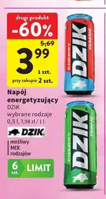 Intermarche Napój energetyzujący Dzik Classic oferta