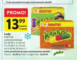 Intermarche Lody Kaktus Classic 6-pak oferta