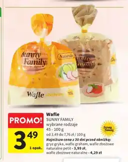 Intermarche Wafle zbożowe Sunny Family oferta