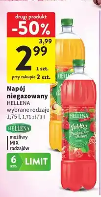 Intermarche Napój niegazowany Hellena Jabłko Truskawka oferta