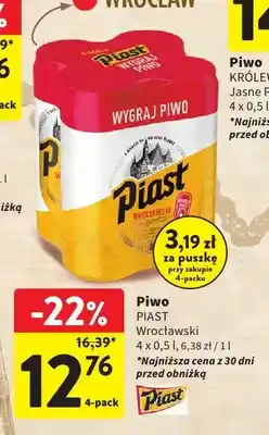 Intermarche Piwo Piast Wrocławski oferta