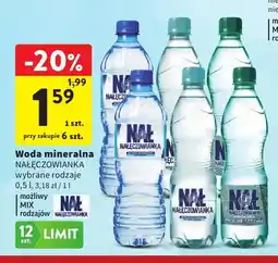Intermarche Woda mineralna niegazowana Nałęczowianka oferta