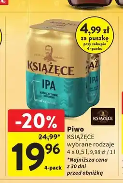 Intermarche Piwo Książęce wybrane rodzaje oferta