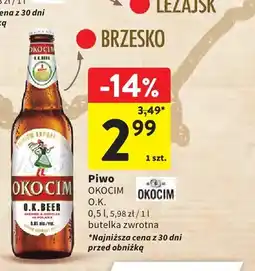 Intermarche Piwo Okocim O.K oferta