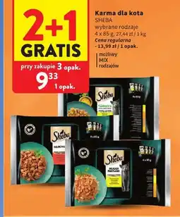Intermarche Karma dla kota Sheba 4-pak oferta
