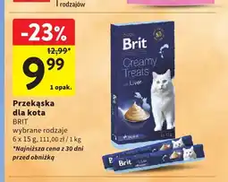 Intermarche Przekąska dla kota Brit Creamy Treats 6-pak oferta