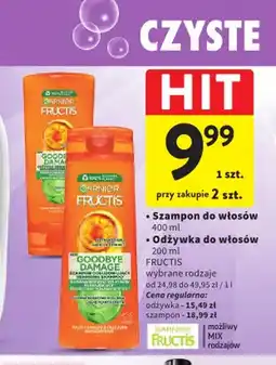 Intermarche Szampon do włosów Garnier Fructis Goodbye Damage oferta