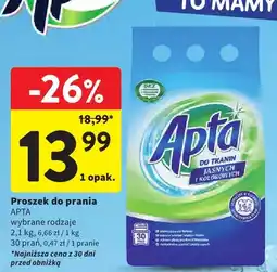 Intermarche Proszek do prania Apta do tkanin jasnych i kolorowych oferta