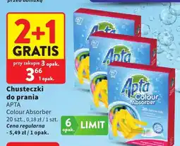 Intermarche Chusteczki do prania Apta Colour Absorber oferta
