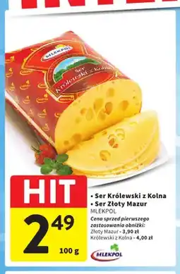 Intermarche Ser Królewski z Kolna Mlekpol oferta