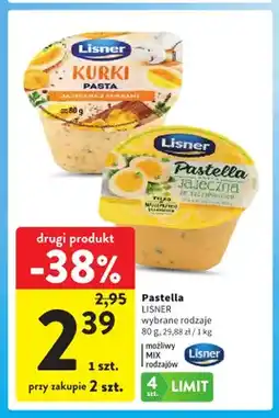 Intermarche Pastella z kurkami Lisner oferta