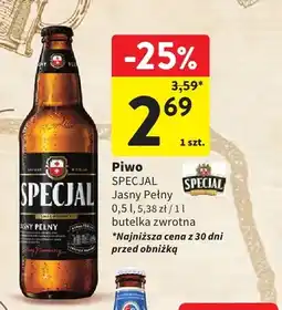 Intermarche Piwo Specjal Jasny Pełny oferta