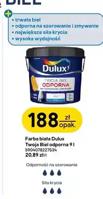 Castorama Farba biała Dulux Twoja Biel Odporna oferta
