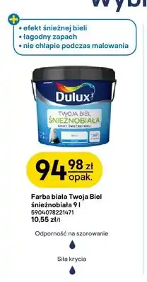 Castorama Farba biała Dulux Twoja Biel Śnieżnobiała oferta