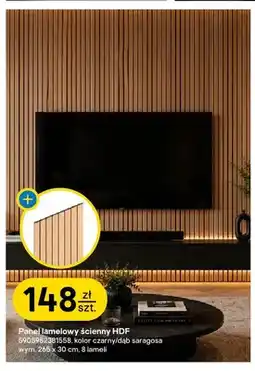 Castorama Panel lamelowy ścienny HDF Ok Wall czarny dąb saragosa oferta