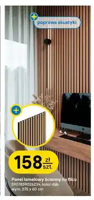 Castorama Panel lamelowy ścienny na filcu Ok Wall dąb oferta