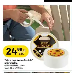 Castorama Taśma naprawcza Scotch uniwersalna biała 25mx48 mm oferta