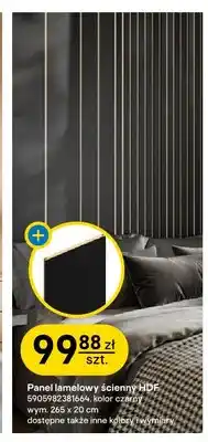 Castorama Panel lamelowy ścienny HDF Ok Wall czarny oferta
