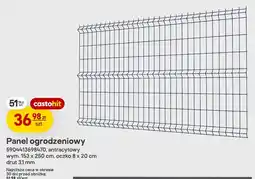 Castorama Panel ogrodzeniowy antracytowy oferta