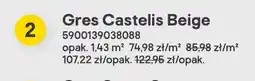Castorama Gres Castelis Beige 120x60 cm oferta