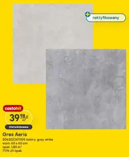 Castorama Gres Aeris rektyfikowany oferta