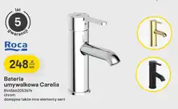 Castorama Bateria umywalkowa Roca Carelia chrom oferta