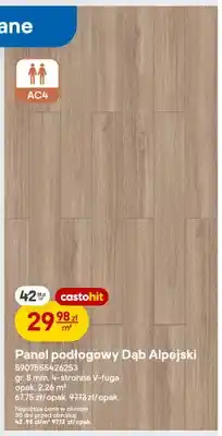 Castorama Panel podłogowy laminowany Dąb Alpejski oferta
