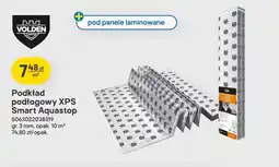 Castorama Podkład podłogowy XPS Smart Aquastop Volden gr. 3 mm oferta