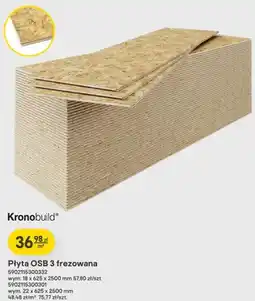 Castorama Płyta OSB 3 frezowana Kronobuild 22 mm oferta