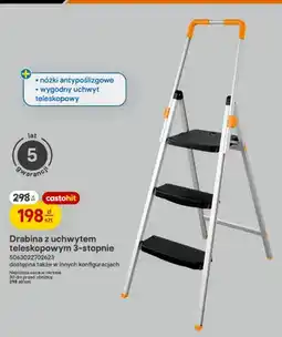 Castorama Drabina z uchwytem teleskopowym Magnusson 3-stopnie oferta