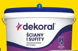 Castorama Farba biała Dekoral Ściany i Sufity oferta