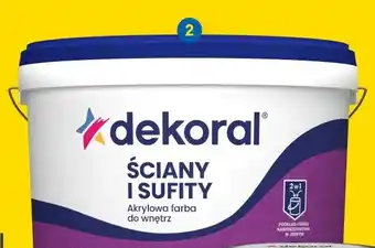 Farba biała Dekoral Ściany i Sufity