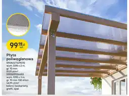Castorama Płyta poliwęglanowa 0,98x2 m gr. 10 mm oferta