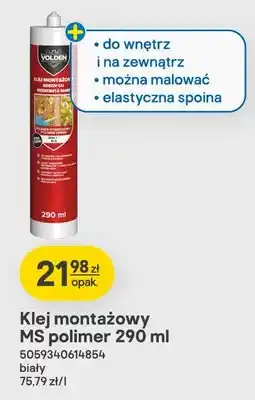 Castorama Klej montażowy Volden Ms polimer biały oferta